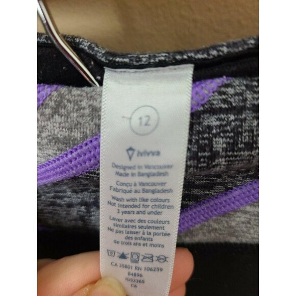 Ivivva Lululemon Geo Waist Full Length Leggings 12 - Picture 7 of 8